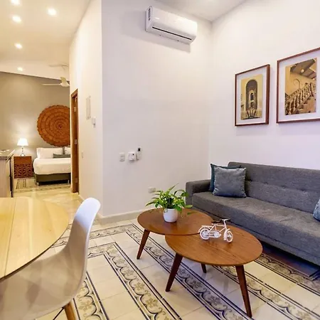 Apartamento L1-cm Loft In Getsemani With Air Conditioning Pool And Wifi